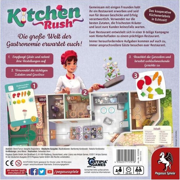 Image du produit Pegasus La ruée vers la cuisine (Allemand)