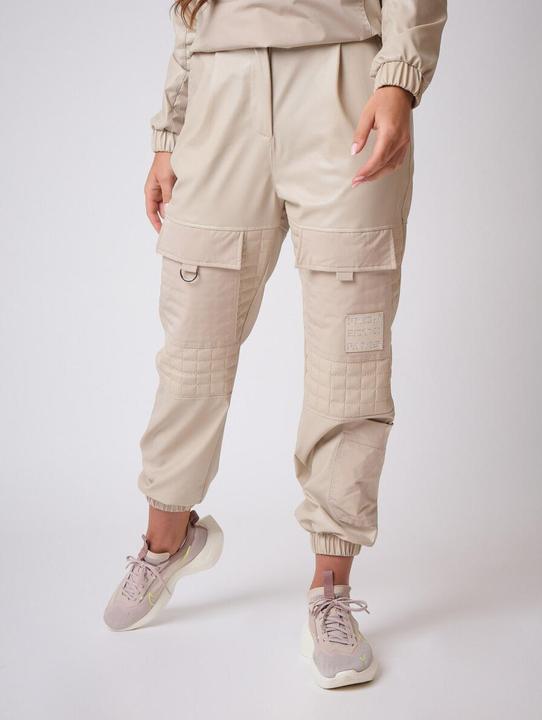 Actual product image Project X Paris Women's imitation leather square padded trousers (L)