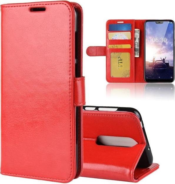 Actual product image MU Classic Crazy Horse II Leather Bookcover Series (Nokia 6.1 Plus)