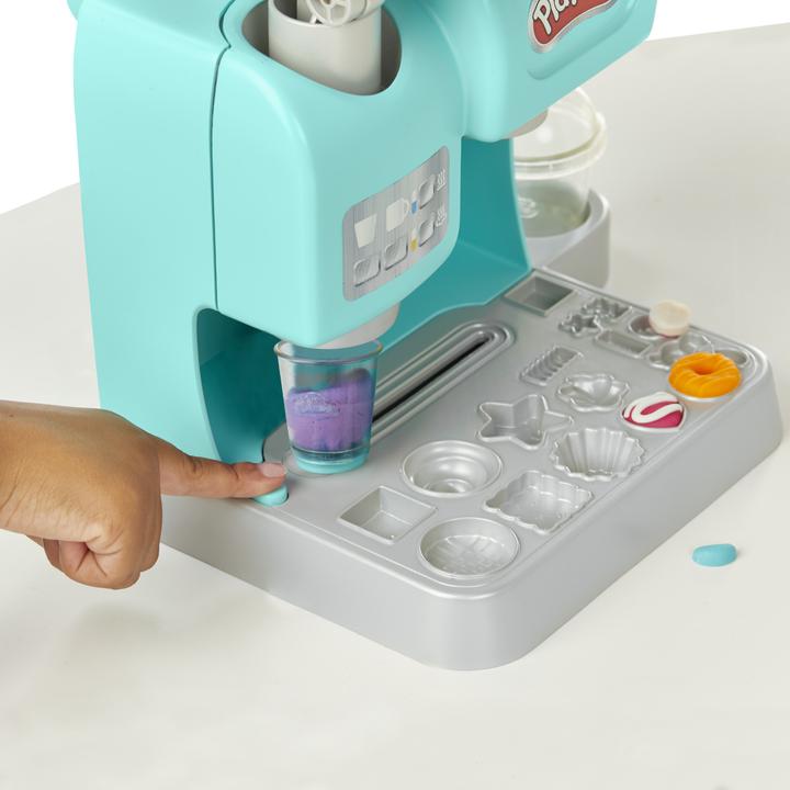 Productafbeelding Play-Doh Kitchen Creations Kneedplezier Café, Café speelset met 20 accessoires en 8 blikken