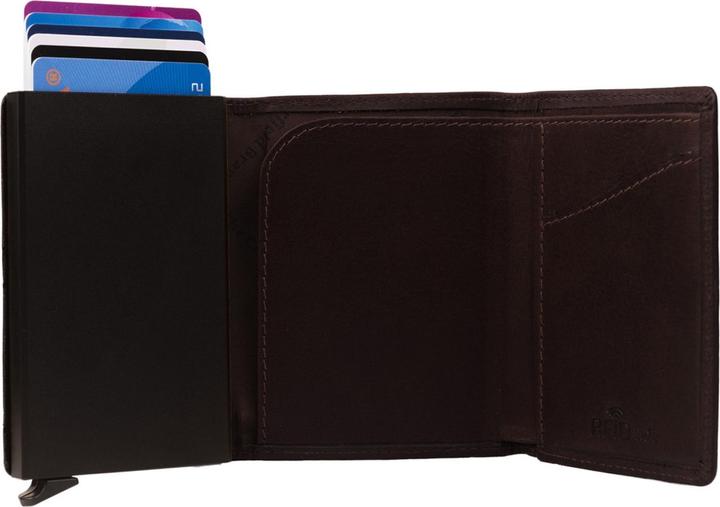 Actual product image The Chesterfield Brand Wax Pull Up credit card holder RFID protection leather 7 cm