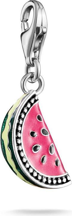 Thomas Sabo Charm-Anhänger Wassermelone Silber (Silber 925, Emaille)