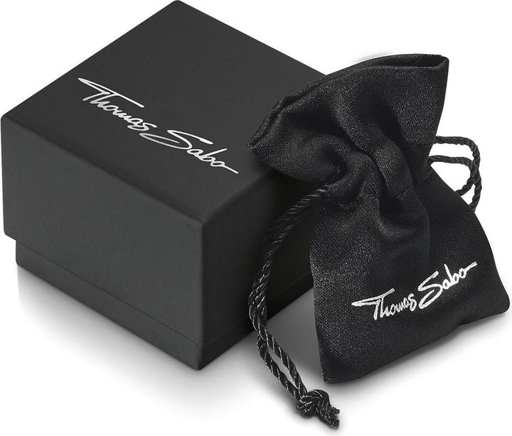 Produktbild Thomas Sabo Ohrstecker mit weissem Stein in Herzform (925er Silber)