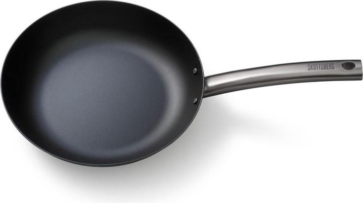 Actual product image Skottsberg Frying pan carbon steel, 28 cm diameter, stainless steel handle (28 cm, Frying pan, Carbon steel)