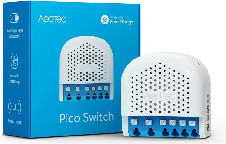 Actual product image Aeotec Pico Switch (Zigbee) (Switch actuator)