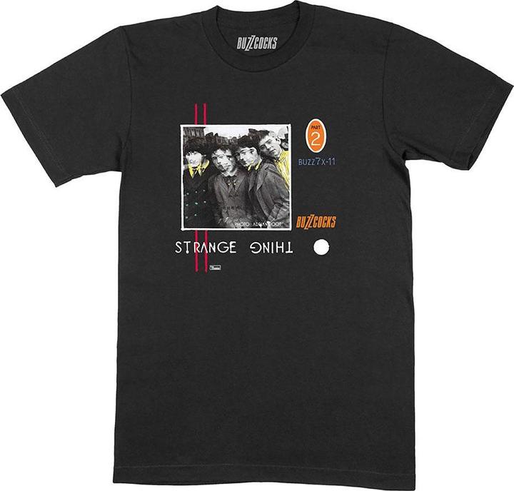 Actual product image Buzzcocks Unisex Adult Strange Thing T-Shirt (S)