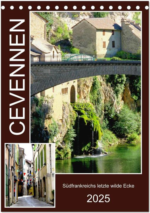 Image du produit Les Cévennes, le dernier coin sauvage du sud de la France (calendrier de table 2025 DIN A5 (A5, Allemand)
