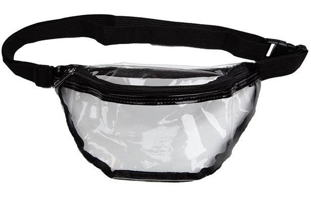 Produktbild Wicked Costumes 80er Bauchtasche Gürteltasche PVC Klarsicht transparent