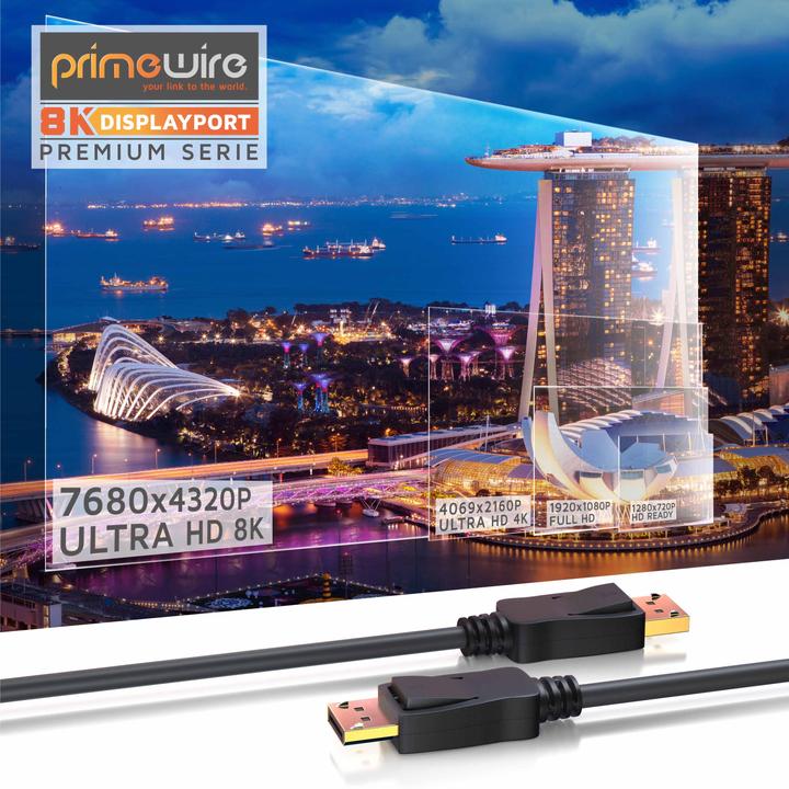 Image du produit Primewire DisplayPort - DisplayPort (0.50 m, DisplayPort)
