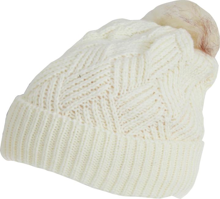Image du produit Rock Jock Womens/Ladies Winter Hat With Detachable Faux Fur Pom Pom (Taille unique)