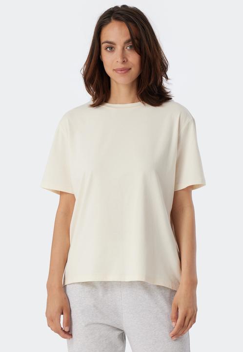 Schiesser Mix & Relax Organic Cotton Schlafanzug Shirt kurzarm