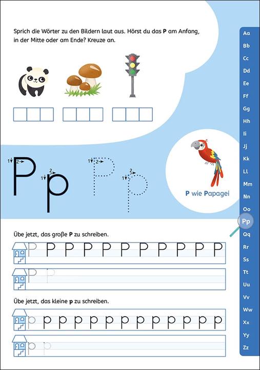 Image du produit Schreiben lernen mit Spurrillen - Buchstaben (Allemand, Carmen Eisendle, Loewe Apprendre et deviner, 2023)