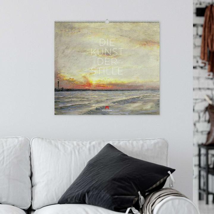 Actual product image Die Kunst der Stille Kalender 2026 (54 x 48 cm, Hardcover, French, German, English)