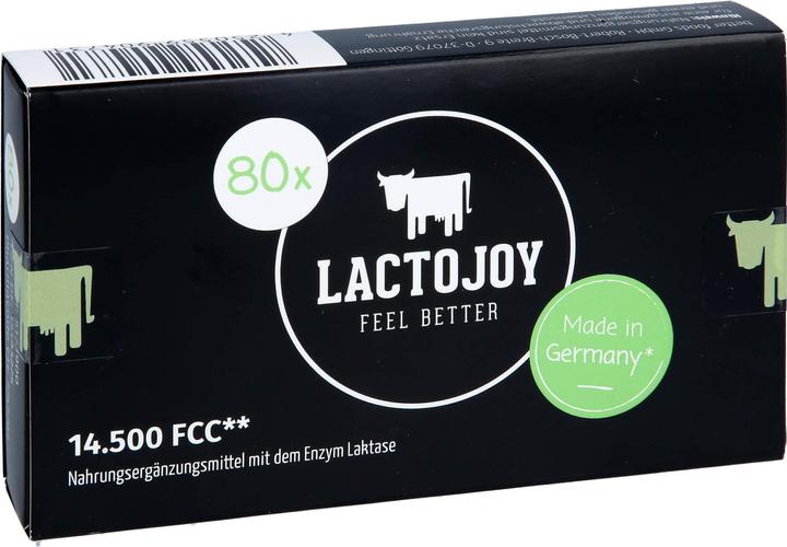Produktbild Lactojoy Laktase (80 Stück, Tabletten)