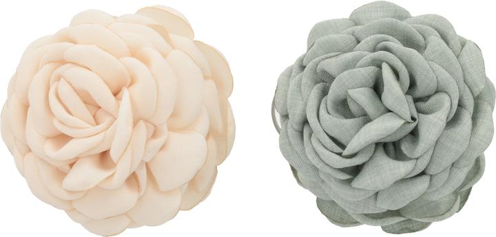 Image du produit Trisa Fashion Stoffblume auf Haarklammer Set Off-Wite - Grün grün (1 pcs)