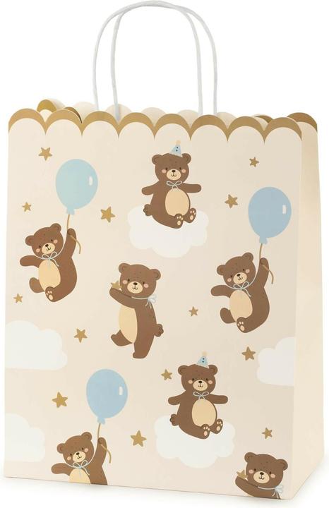 Actual product image Partydeco Gift bag teddy bears 26 x 32.5 x 13 cm, 1 piece (Gift bag, 1 x)