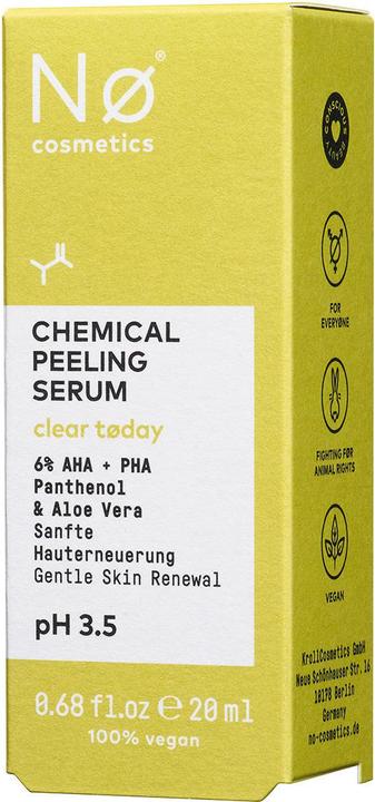 Actual product image Nø Cosmetics clear tøday Chemical Peeling Serum (20 ml)