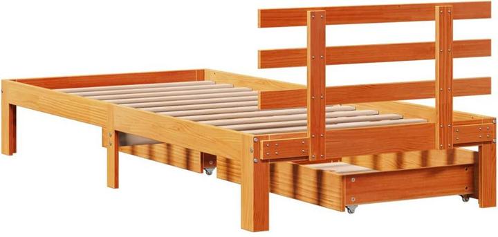 Produktbild VidaXL Bett mit Schubladen Kiefer (100 x 200 cm)