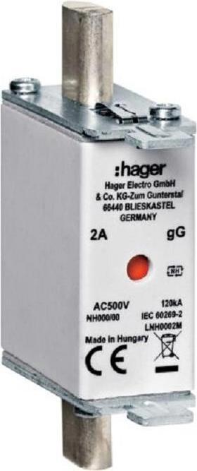 Hager Sicherungseinsatz DIN-000 40A (NH-DIN Sicherung, 40 A)