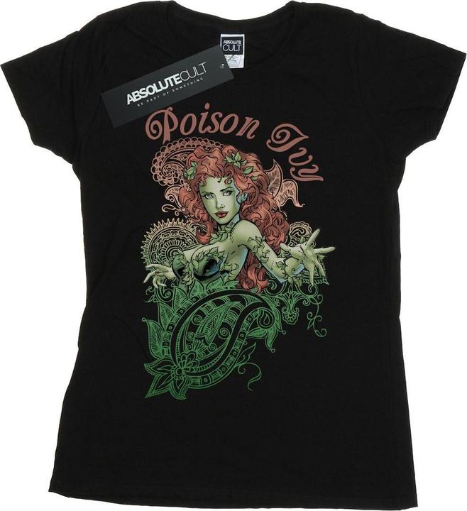 Actual product image Womens/Ladies Poison Ivy Paisley Cotton T-Shirt (M)