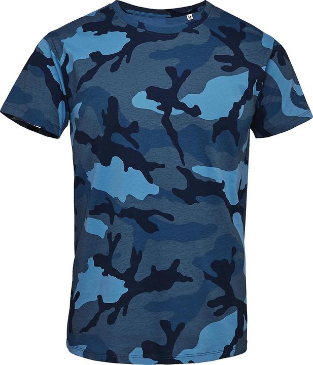 Actual product image Sols Camo Tshirt With Camouflage Pattern Short Sleeve (XXL)