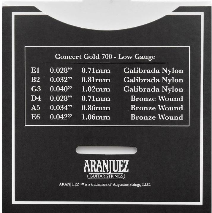Produktbild Aranjuez Concert Gold 700 (6 x, Gitarre, 0.03")