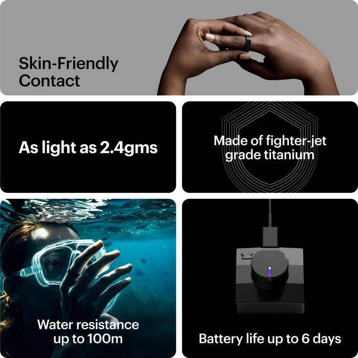 Actual product image Ultrahuman Ring Air (11, Bionic Gold)