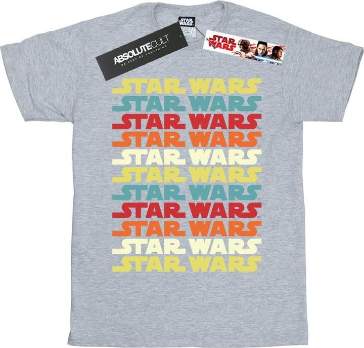 Image du produit Star Wars - T-shirt RETRO REPEAT LOGO - Garçon (152, 158)