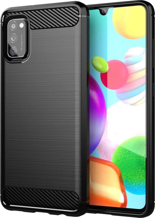 Produktbild Cadorabo TPU Ultra Slim carbon edelstahl Kombi Cover (Samsung Galaxy A41)