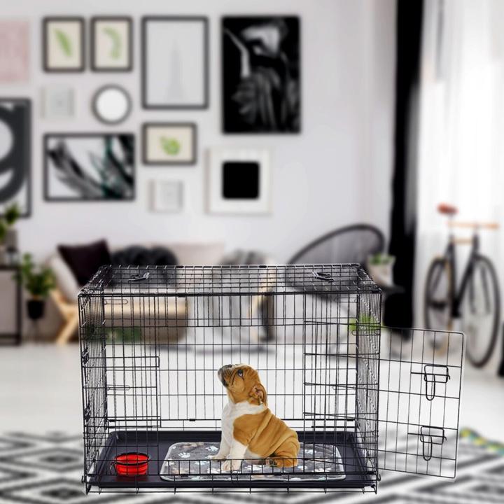 Immagine prodotto Arebos Hundekäfig (Cane, Chiusura di sicurezza)
