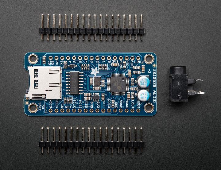 Image du produit Adafruit VS1053 Codec MicroSD Breakout (MP3/WAV/MIDI/OGG) (Divers)