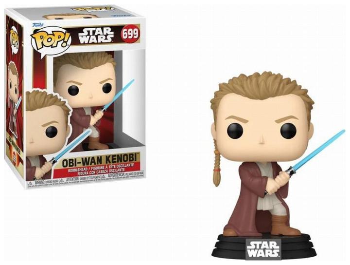 Actual product image Funko Star Wars: Episode I - The Phantom Menace Anniversary POP! vinyl figure Obi-Wan(Young) 9 cm