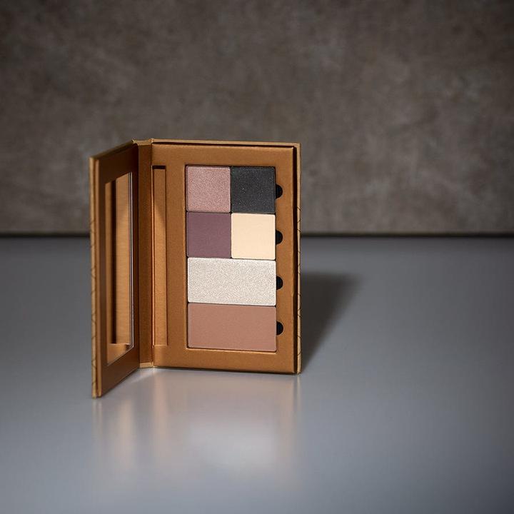 Actual product image Benecos BIO Palette Small New York - 12g - Beauty ID (Whipped cream, pearl onyx, ballerina glam, Matt Plum)