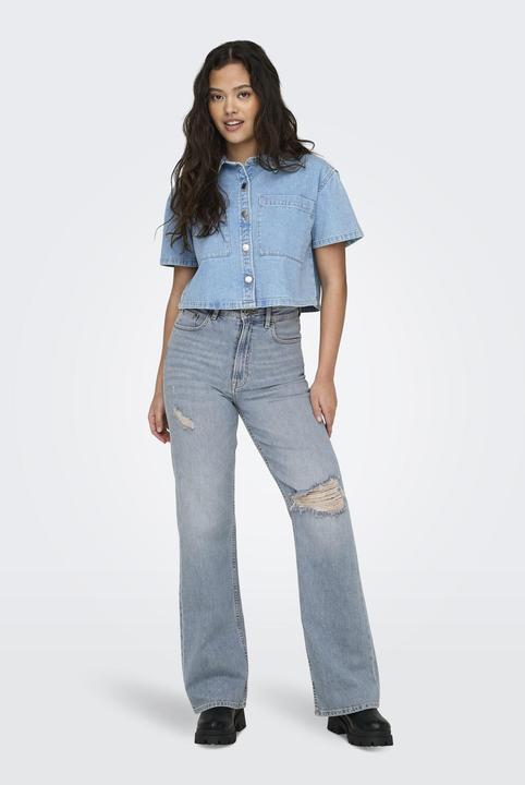 Produktbild Only ONLCAMILLE Hohe Taille Weiter Beinschnitt Jeans Jeans mit weitem Bein (30)