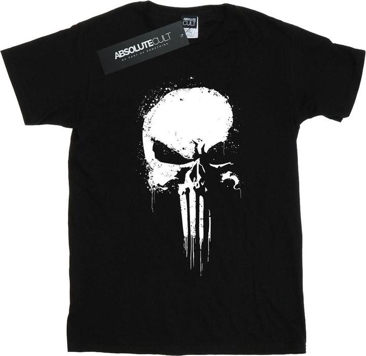 Produktbild The Punisher Spray Skull TShirt Mädchen (152, 158)