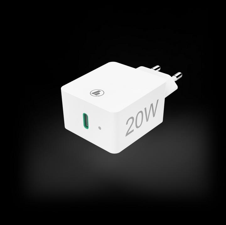 Actual product image Hama Mini Charger, Power Delivery (PD)/Qualcomm®, 25 Watt, White (25 W)