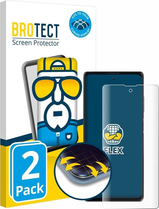 Produktbild BROTECT Full-Cover Displayschutz (2 Stück, Blackview A100)
