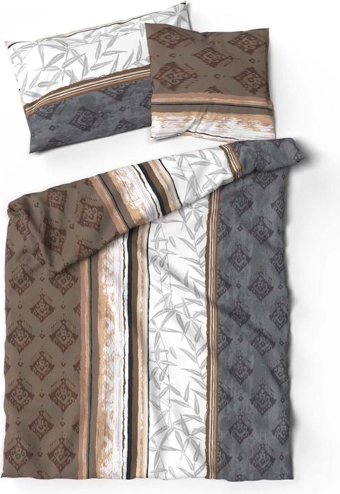 Immagine prodotto Lotus Bettwaren Biancheria da letto in raso Sabri (Copricuscino, 50 x 70 cm)