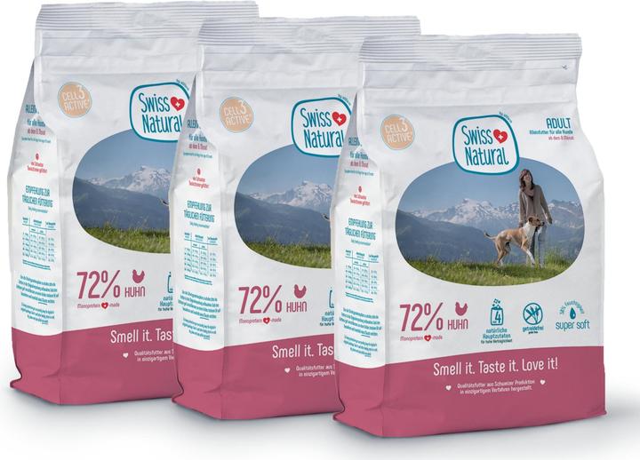 Immagine prodotto Swiss natural Adulto morbido (Adulto, Junior, 3 pz., 4000 g)