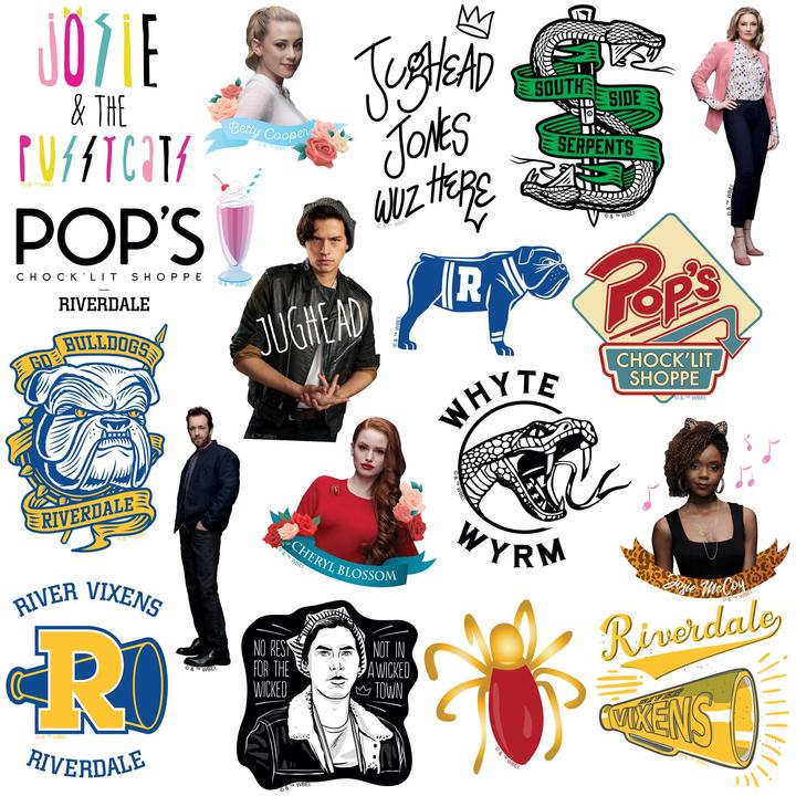 Produktbild Riverdale Aufkleber Deluxe 100erPack Vinyl