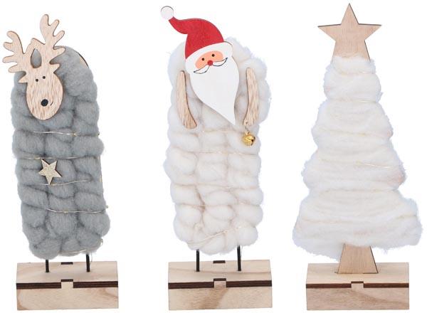 Produktbild Grundig Xmas felt figure 3as 20LED