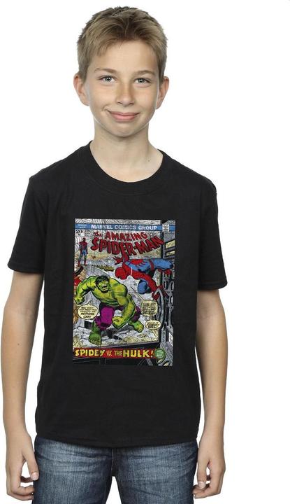 Immagine prodotto Spider-Man VS Hulk Cover Maglietta Ragazzi (140, 146)