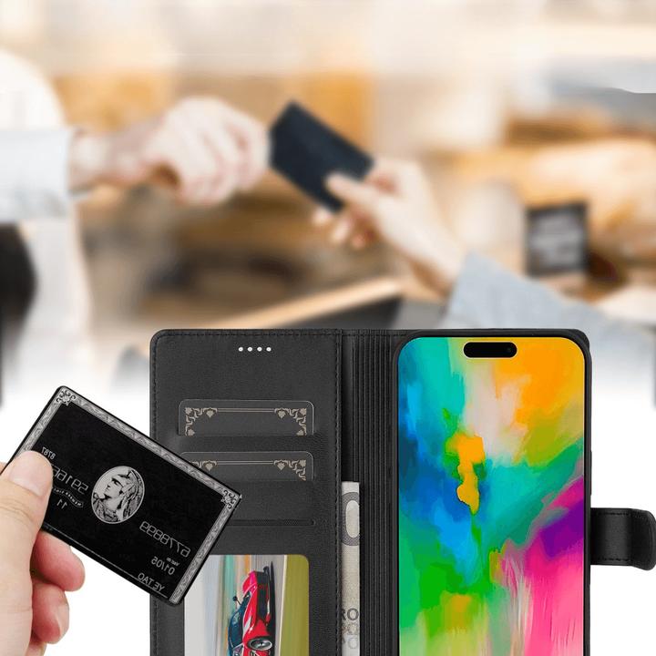 Image du produit LC.Imeeke iPhone 16 Pro - Étui en cuir (Apple iPhone 16 Pro)
