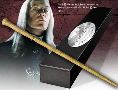 Image du produit Noble Collection Harry Potter Baguette magique Lucius Malefoy (édition personnage)
