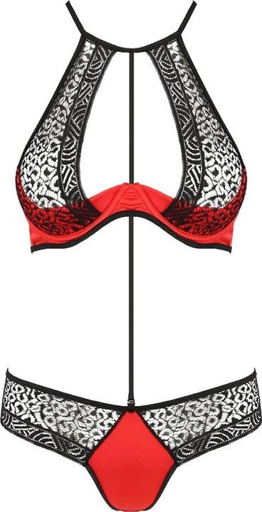 Image du produit Passion Femme Scarlet Bikini - Noir Et Rouge S / M. (S/M)
