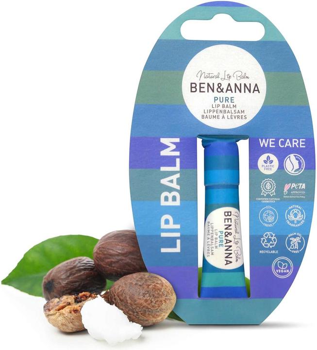 Actual product image Ben & Anna Lipbalm Pure (Balm, 0.60 ml)