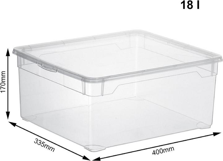 Image du produit Rotho Clear (40 x 33.5 x 17 cm, 18 l)