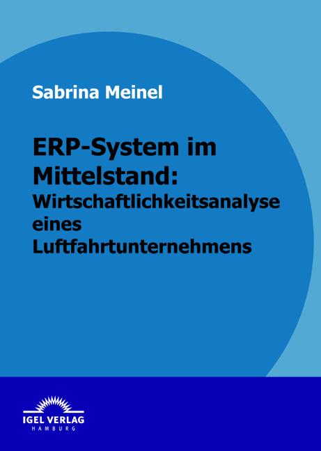 Immagine prodotto ERP-System im Mittelstand: Wirtschaftlichkeitsanalyse eines Luftfahrtunternehmens (Sabrina Meinel, 2010)