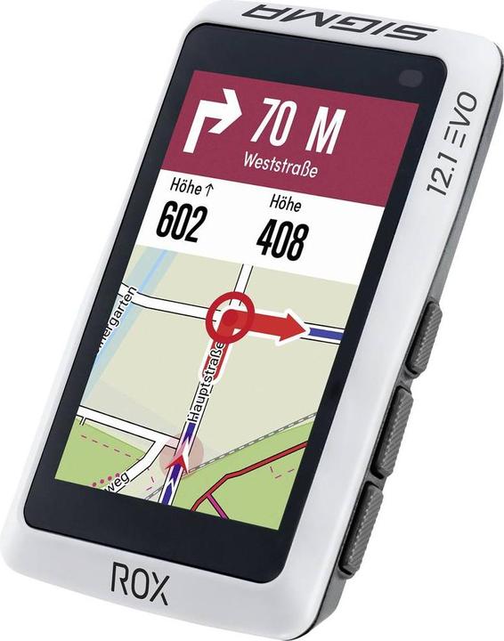Image du produit Sigma Sport ROX 12.1 Evo GPS Fietscomputer - White - long Butler GPS out-front houder