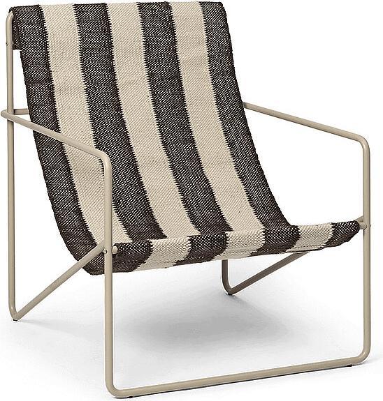 Actual product image Ferm Living Desert Lounge Chair Cashmere Chocolate